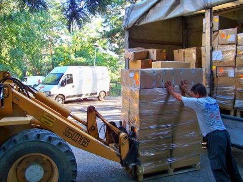 Convoi pour les hôpitaux