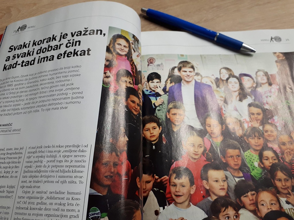 "Original", le magazine de l'épouse de Novak Djokovic, publie une interview d'Arnaud Gouillon