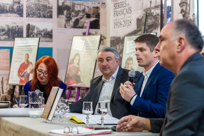 Arnaud Gouillon en conférence au Centre Culturel de Serbie à Paris