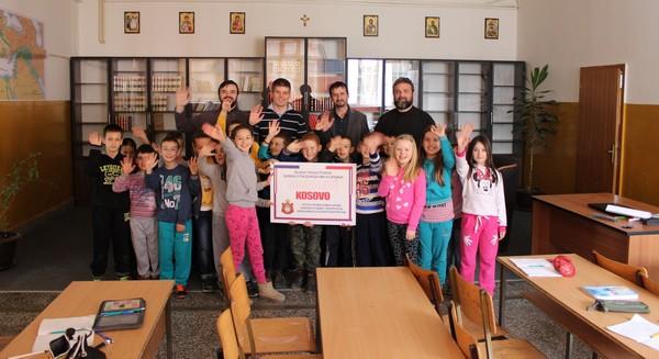 Inauguration de la bibliothèque chrétienne de l’école de Gračanica