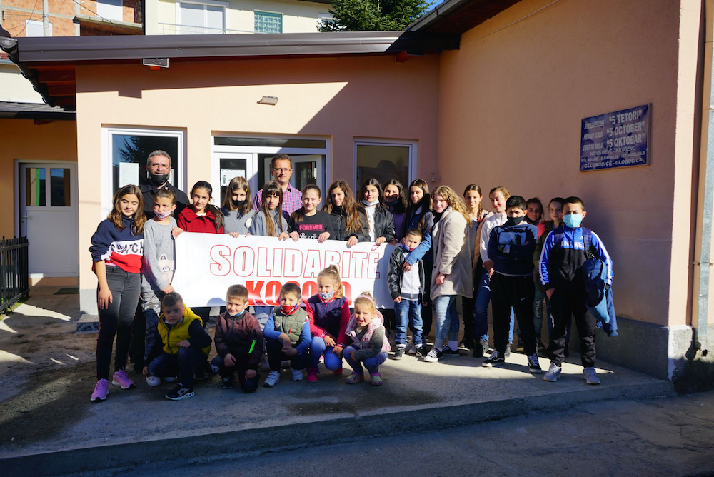 Les images de l’école « 5 octobre » rénovée par Solidarité Kosovo
