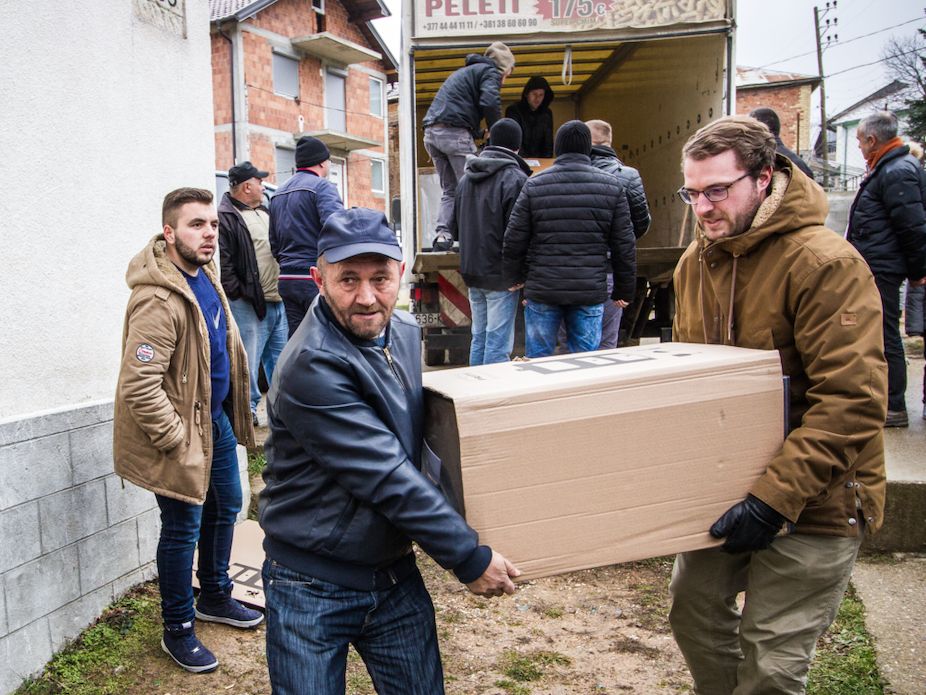 Du bois de chauffage pour 15 familles Goranis