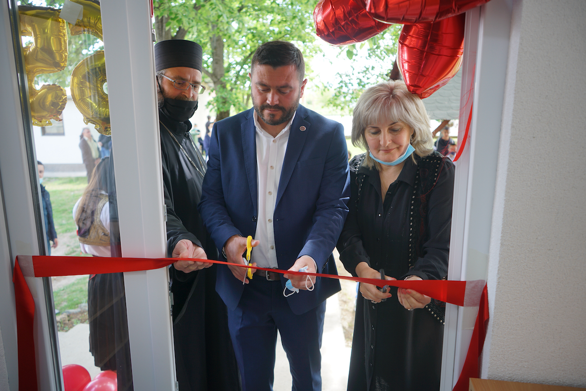 Inauguration de l’école Aca Marovic de Kuzmin, tout juste rénovée