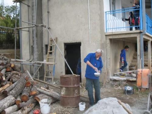 Rénovation de l'école de Straza